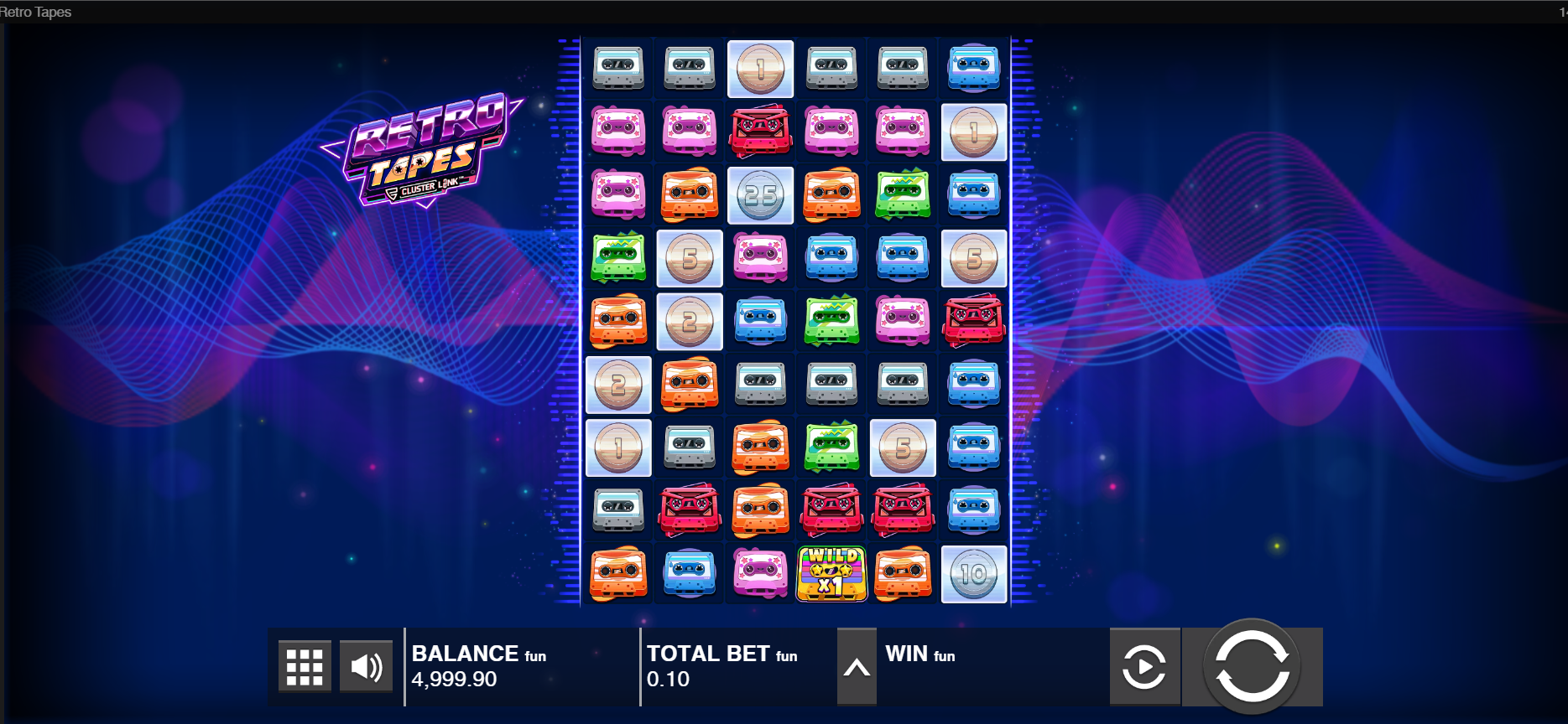 retro tapes slot